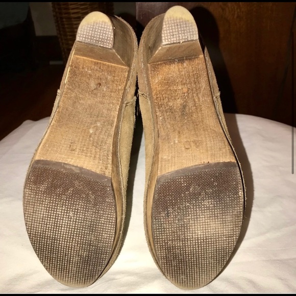 Anthropologie Sanita Boots ‘Lola Mae’ camel suede - Picture 6 of 7